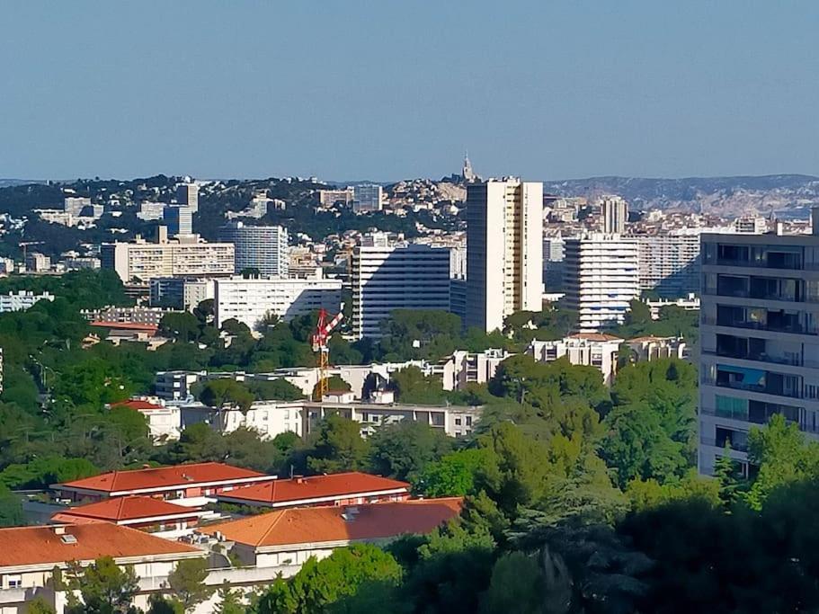 T 2 Calanques Vue Panoramique, A 10 Mn Des Facs De Luminy Apartment Marseille Exterior photo